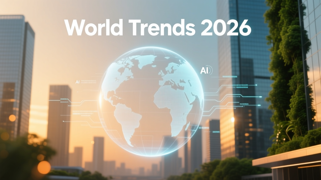 World Trends 2026: Real-Time Shifts in Technology, Climate Policy, Urban Infrastructure, and Workforce Dynamics