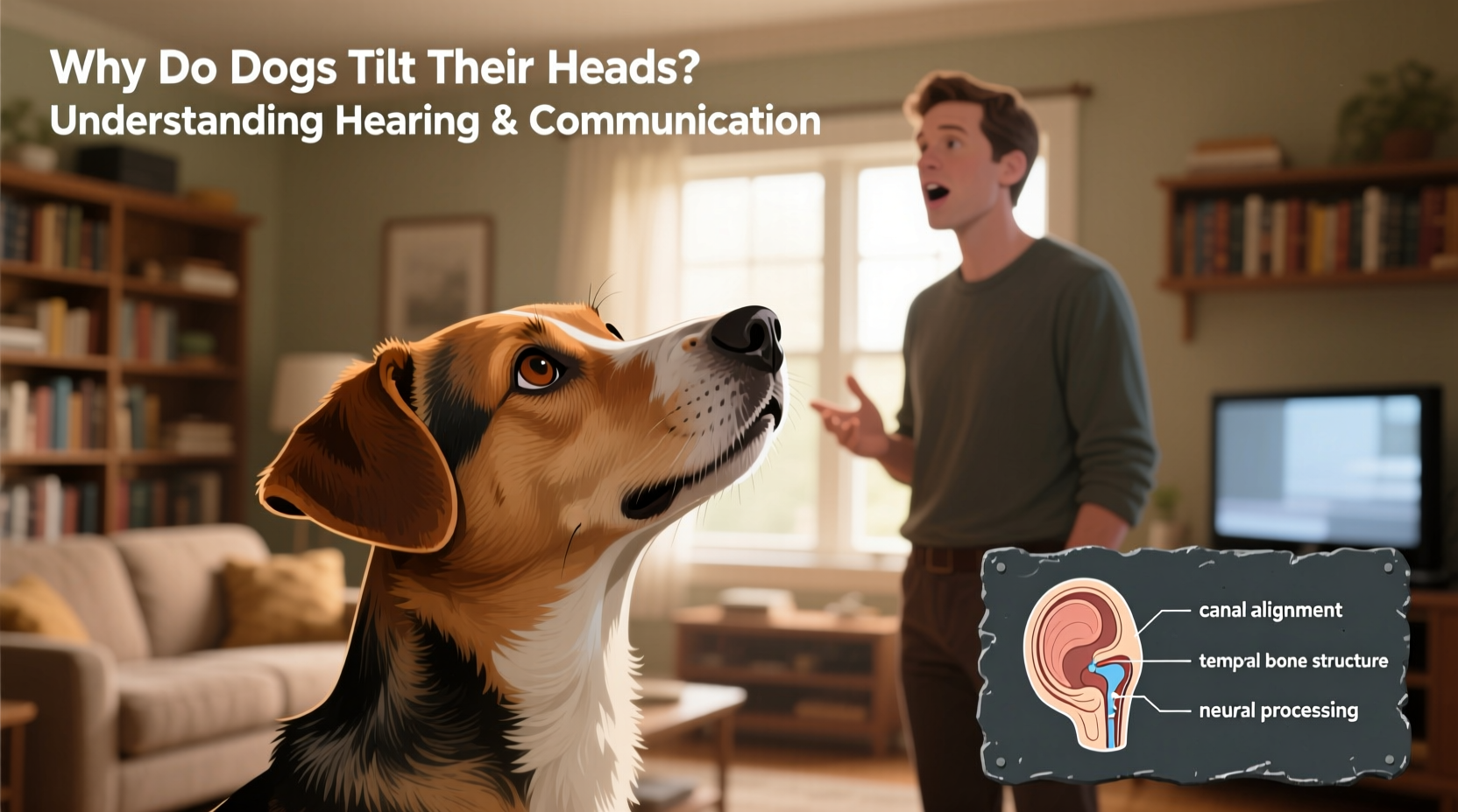 why does my dog tilt their head when i talk and is it understanding or hearing