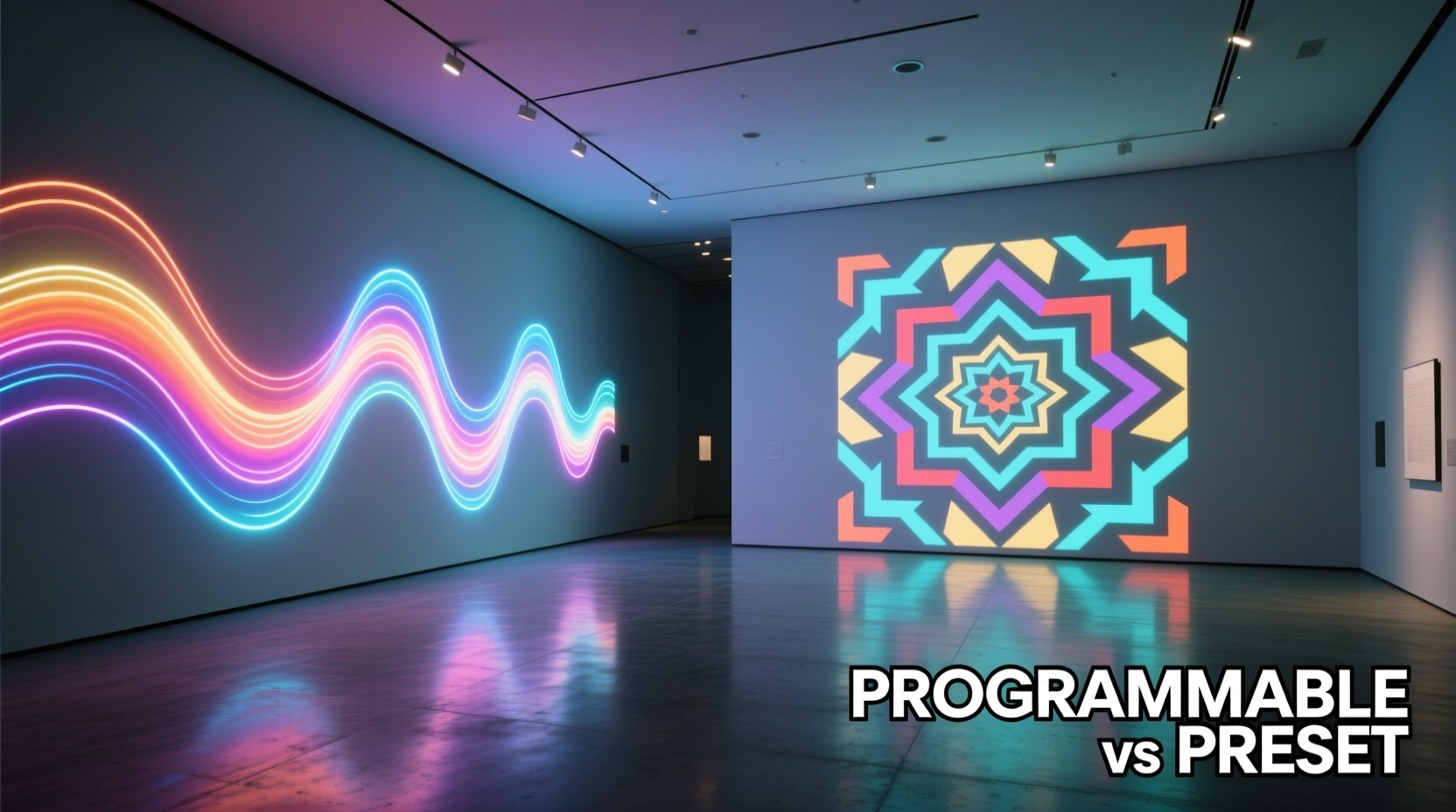 programmable vs preset light patterns which offers more creativity
