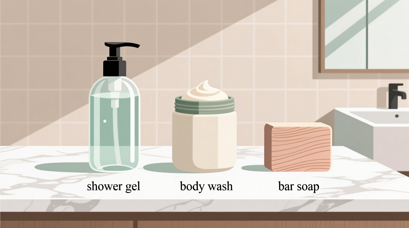 should you use shower gel body wash or bar soap