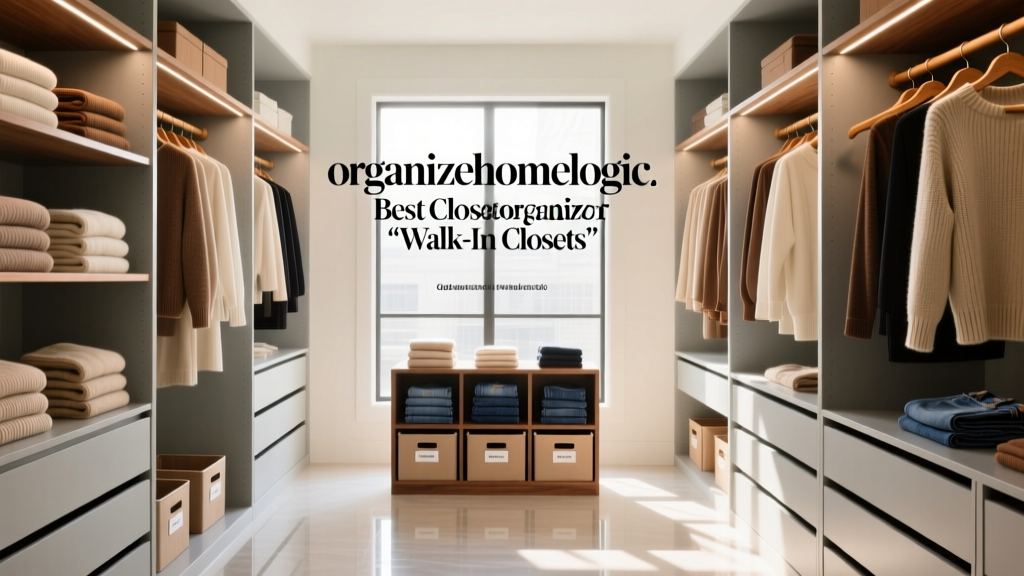 Best Closet Organizers for Walk-In Closets