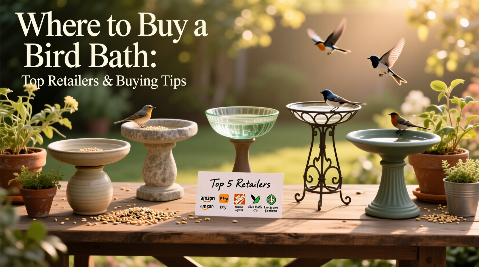 where to buy a bird bath