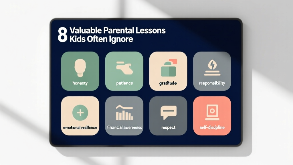 8 Valuable Parental Lessons That Kids Often Ignore — And Why They Matter More Than Ever