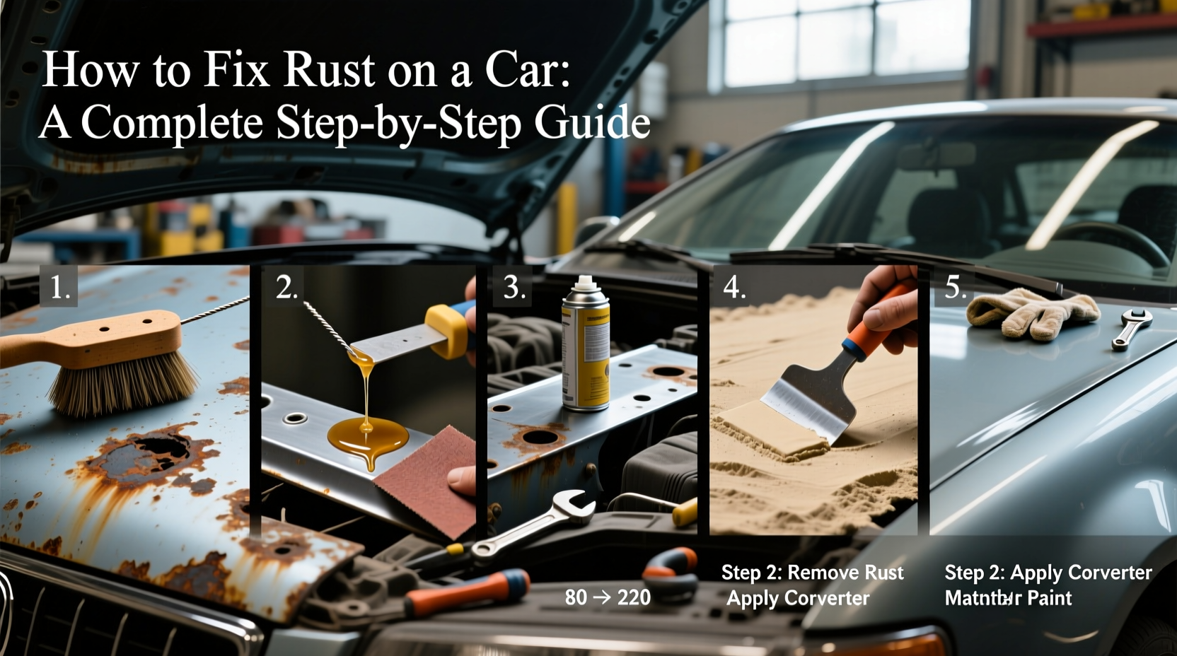 how do you fix rust on a car