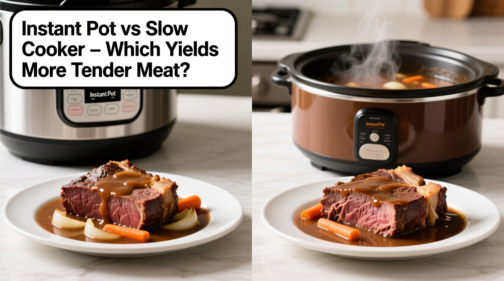 instant pot vs slow cooker which yields more tender meat