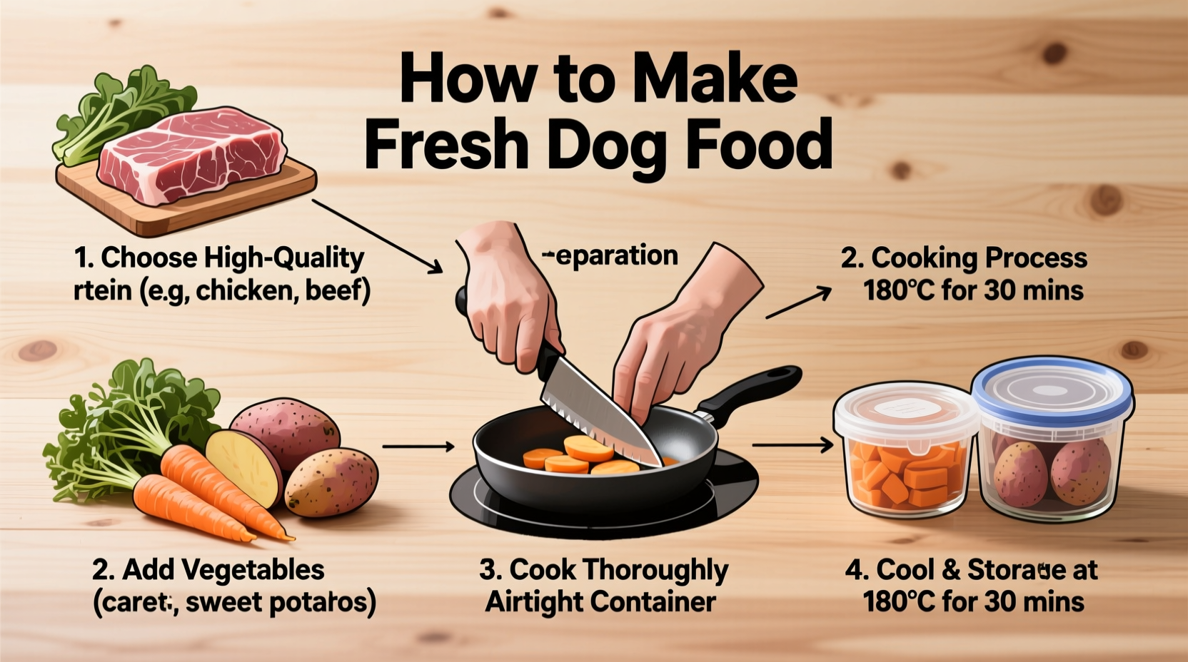 how to make fresh dog food