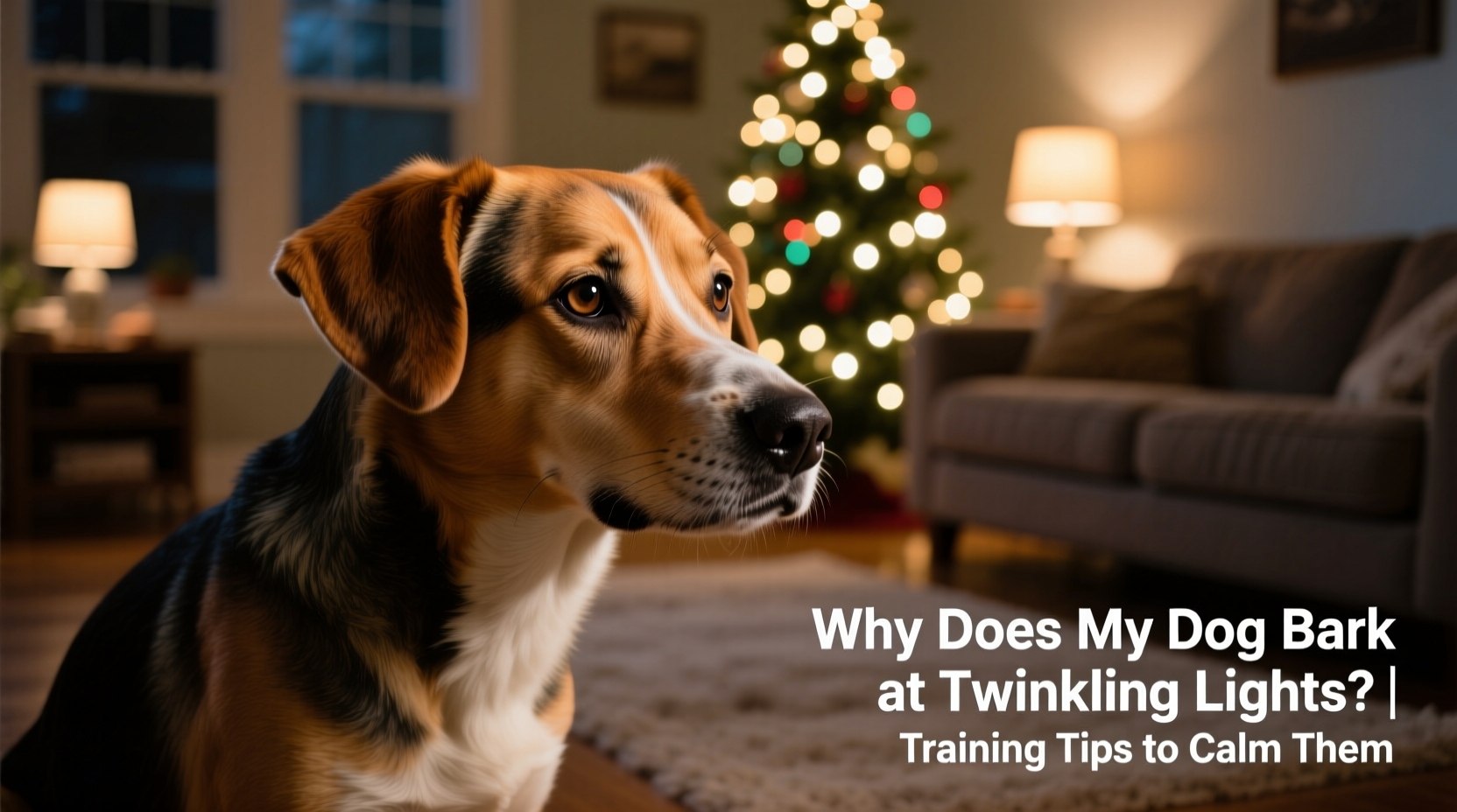 why does my dog bark at twinkling lights training tips to calm them