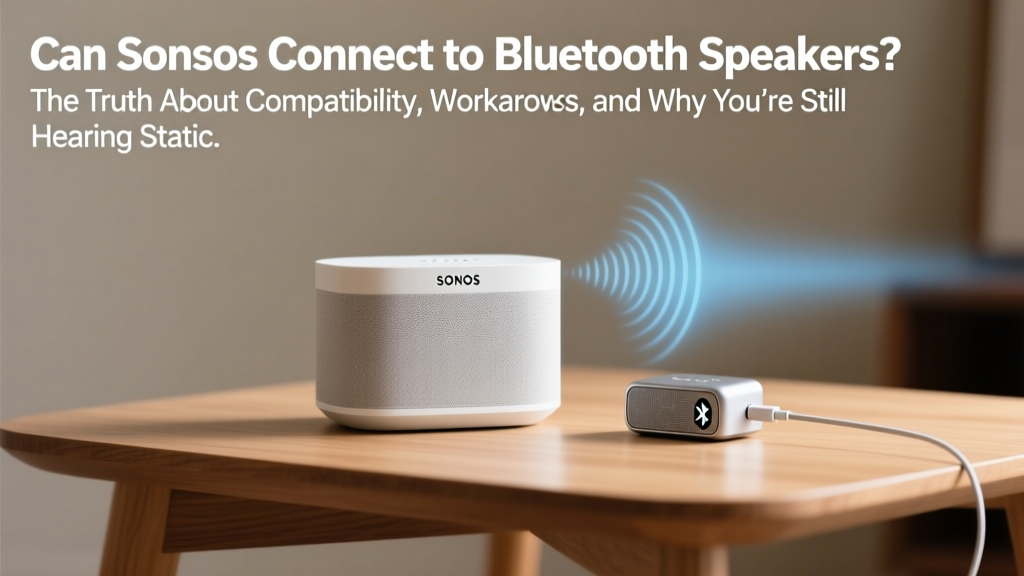 Can Sonos Connect to Bluetooth Speakers? (2026)