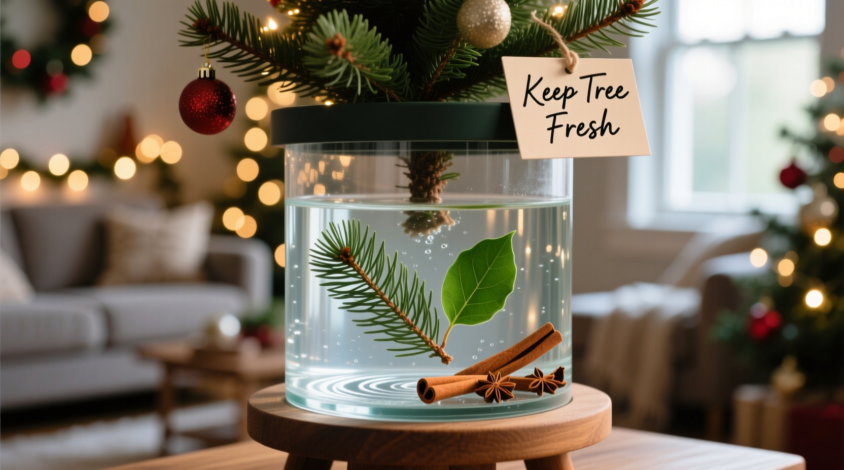 what to add in christmas tree water