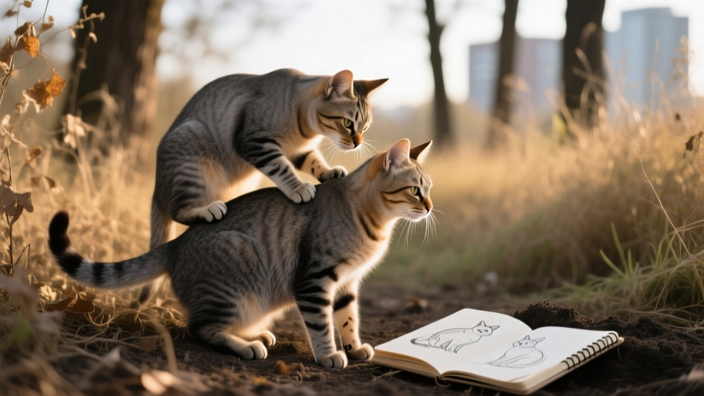 Can cats show homosexual behavior for feral cats? What...