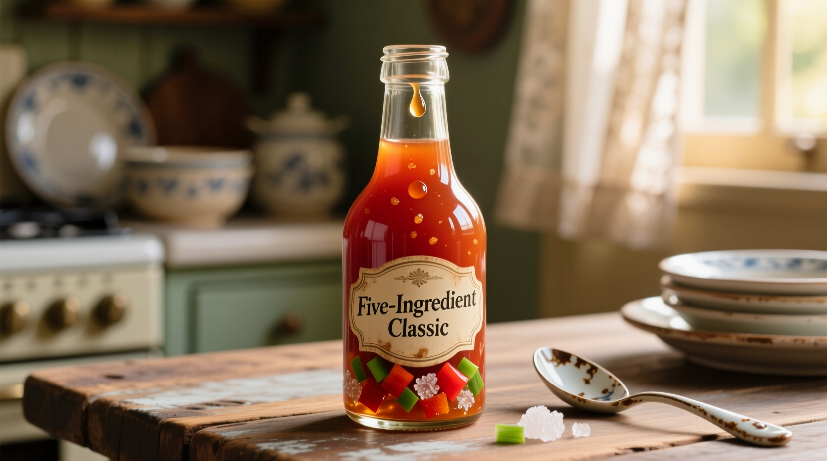 the 5 ingredient sweet and sour sauce that has a permanent place in my fridge