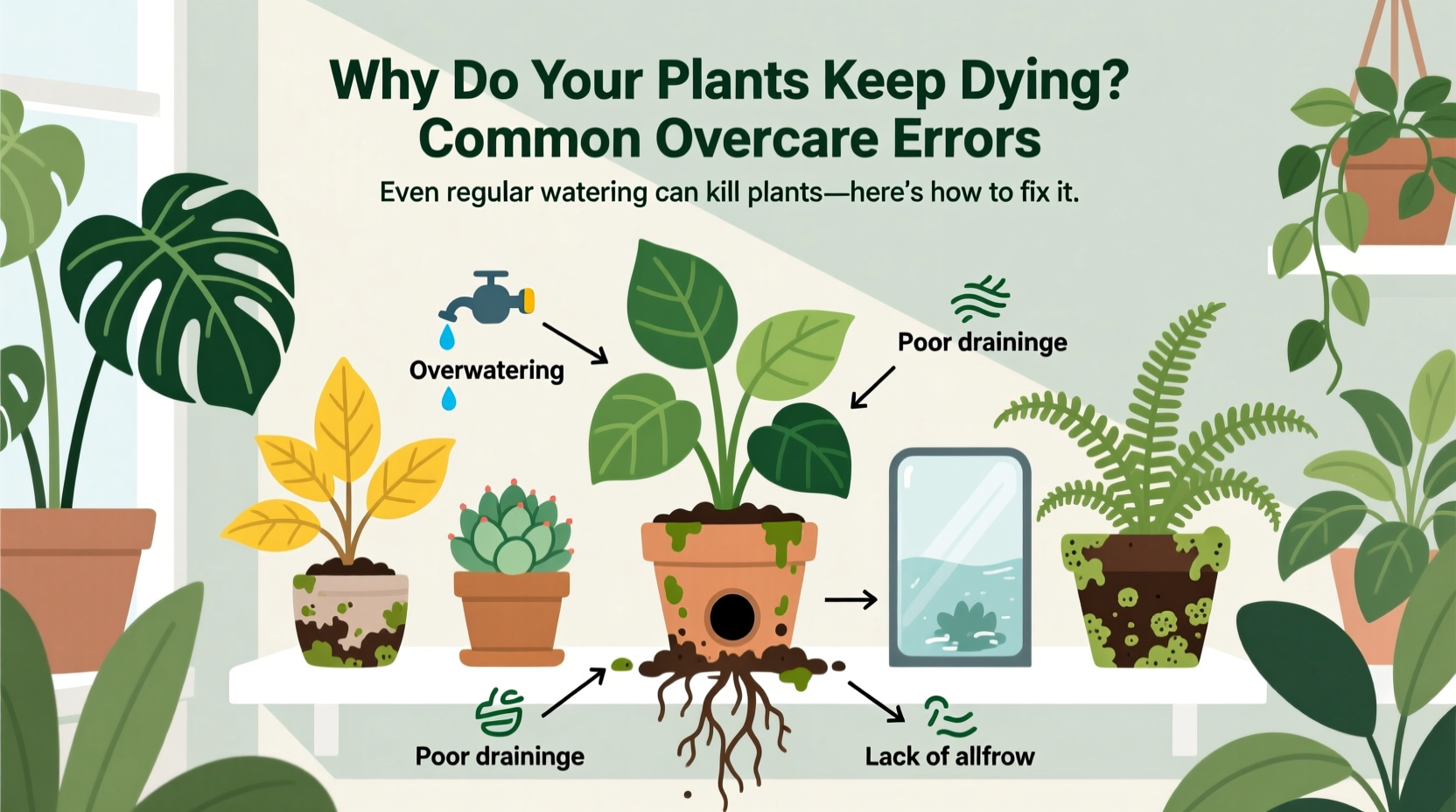 Why Do My Plants Keep Dying Despite Watering Them Regularly Common