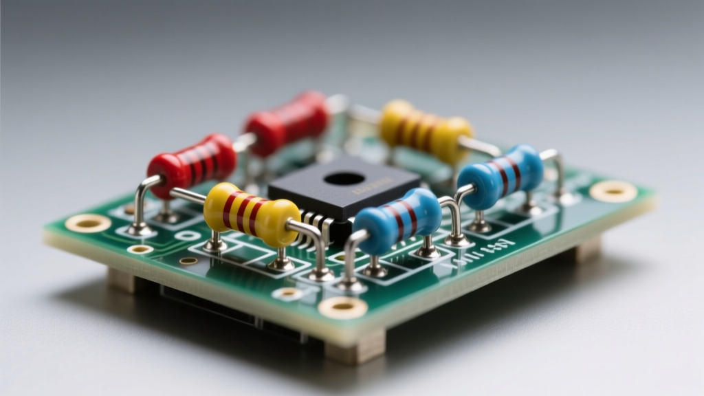 Through-Hole Resistor Networks for High-Voltage Bias Chains: