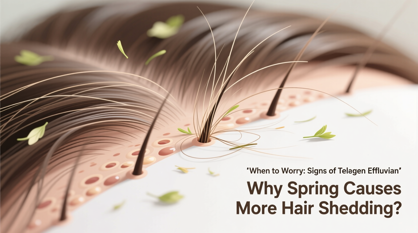 why is my hair shedding more in spring and when to actually worry