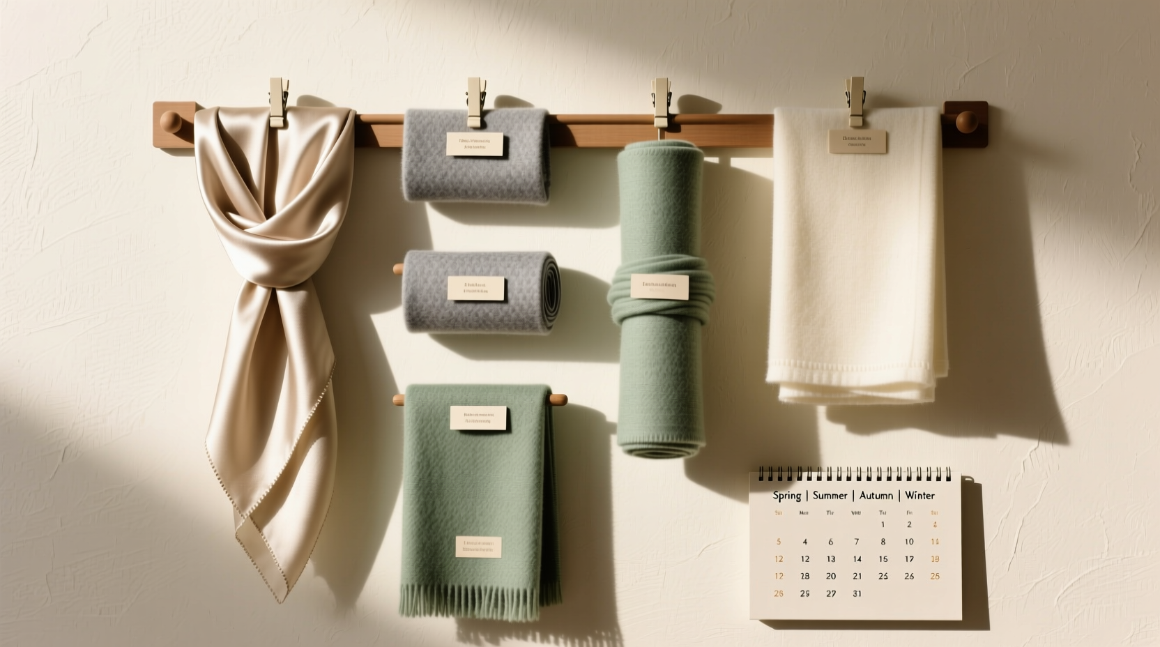 scarf organization tips tangle free stretch safe storage