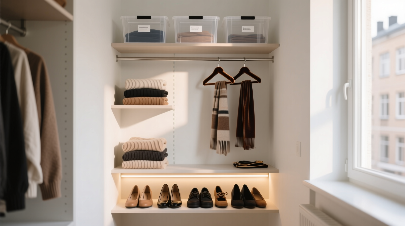 small closet organization ideas