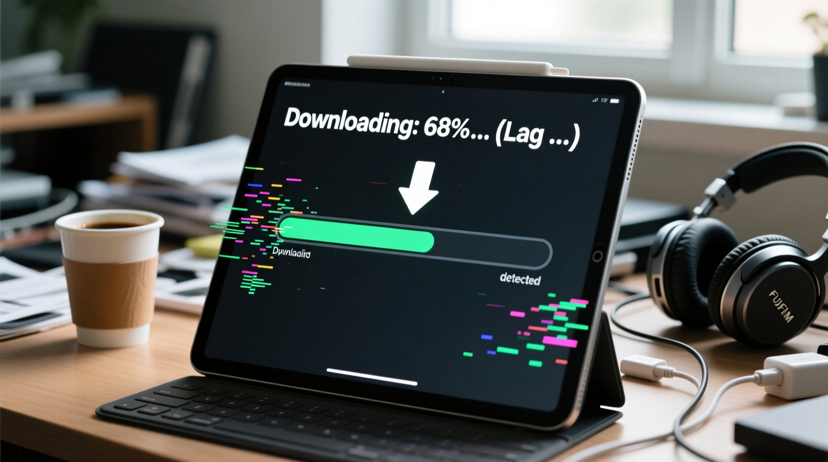 why does my tablet lag when downloading large files speed fixes