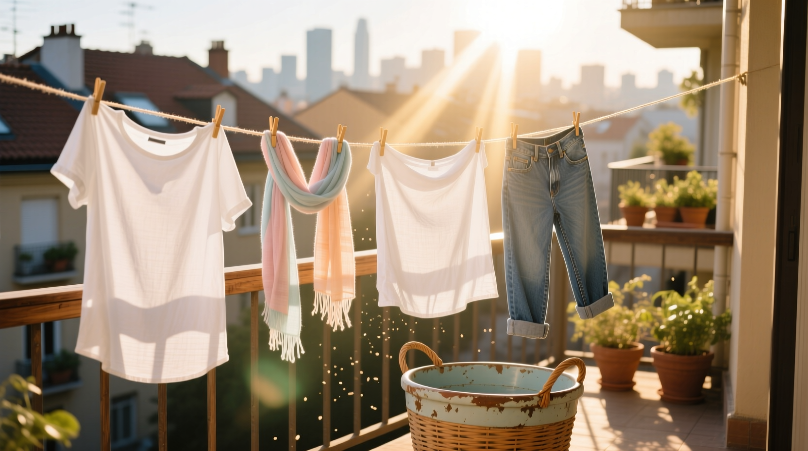 take advantage sunshine do your laundry