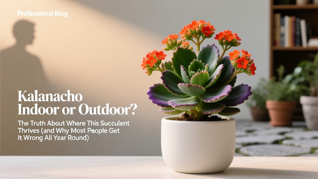 Kalanchoe Indoor or Outdoor? Science-Backed Care Guide