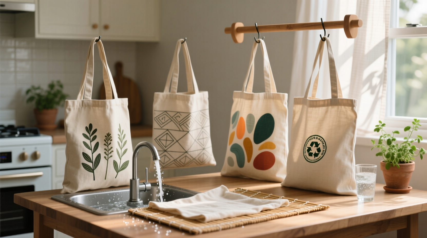how to sanitize reusable grocery bags safely