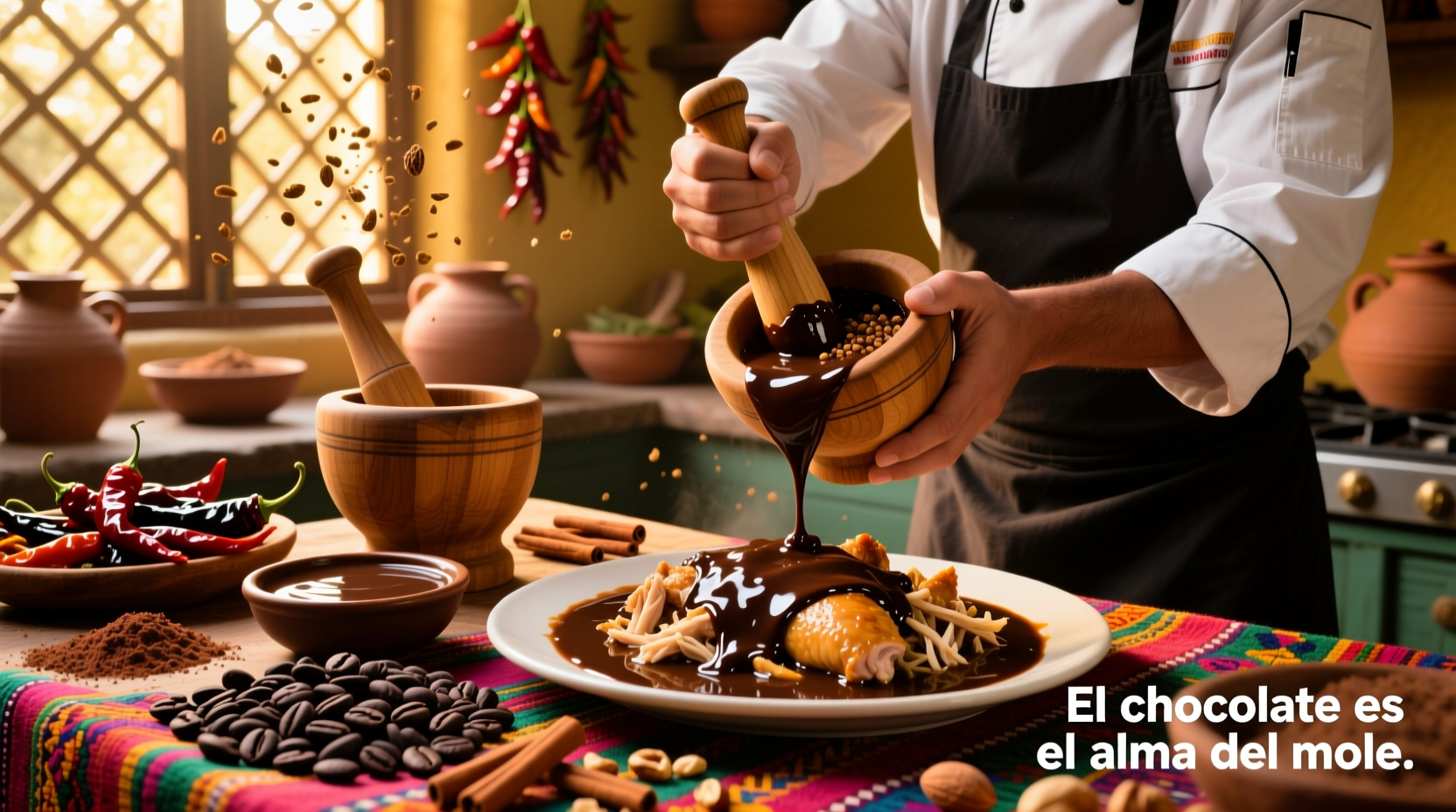 the role of chocolate in traditional mexican mole sauce