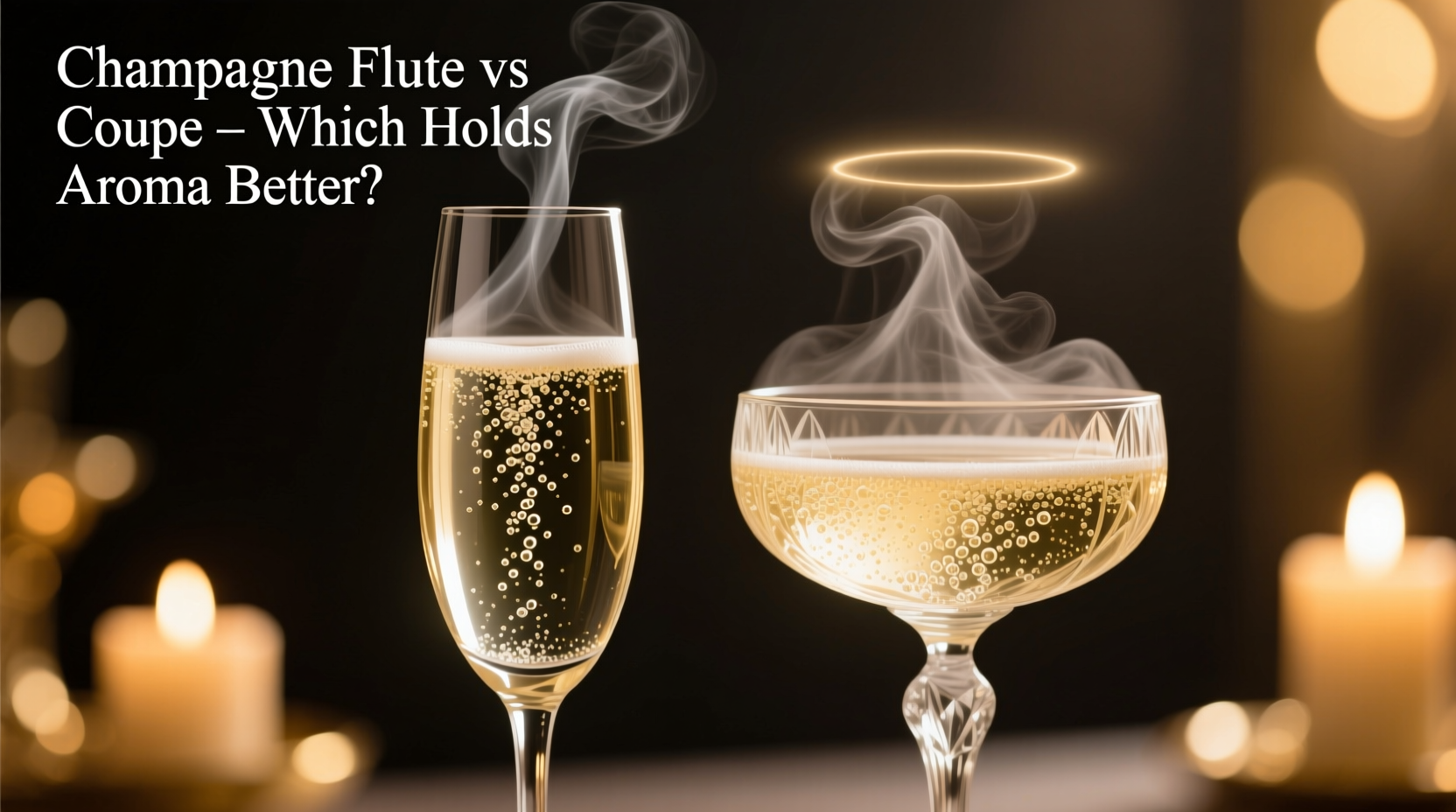 champagne flute vs coupe which holds aroma better during toasts