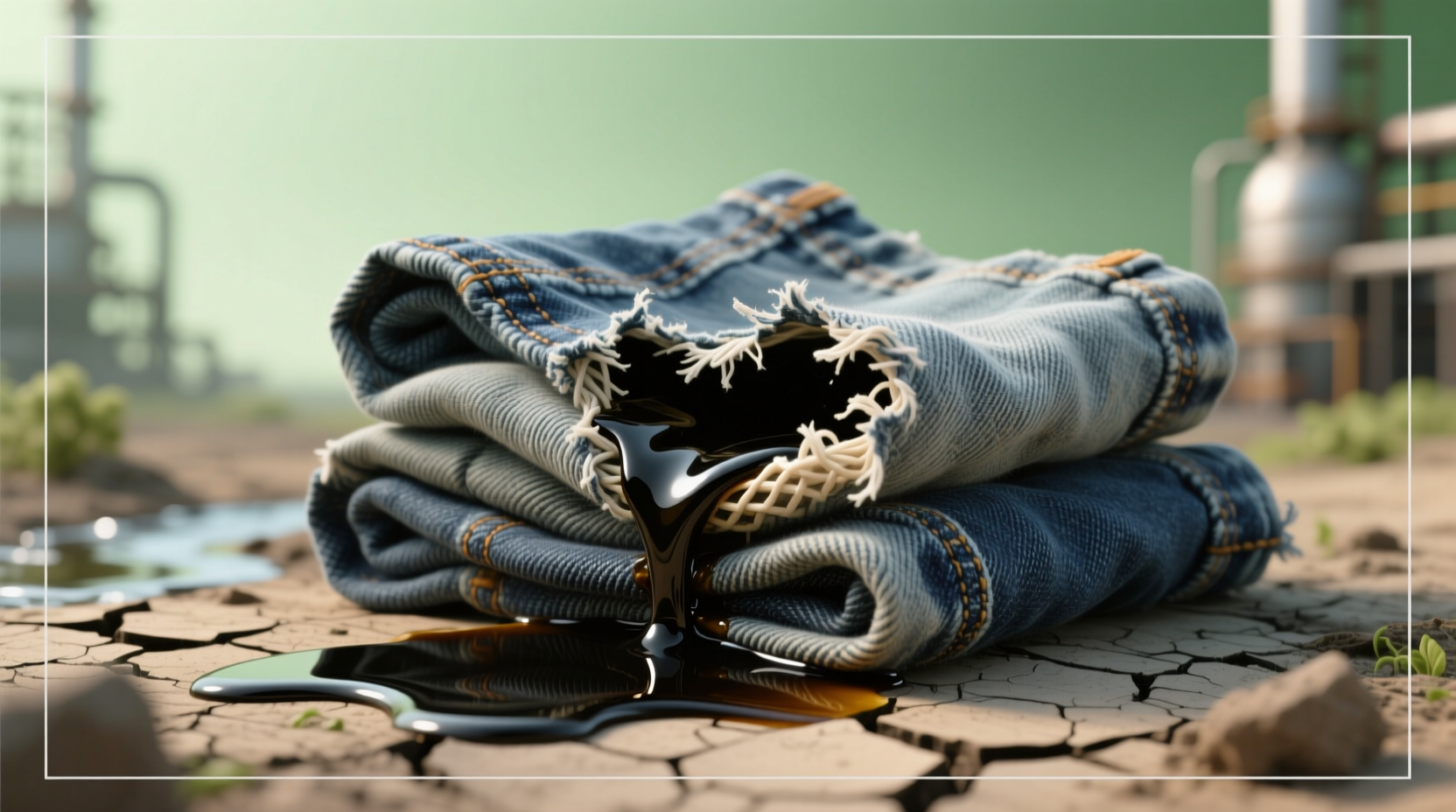 upcycled denim vs microfiber for oil spills