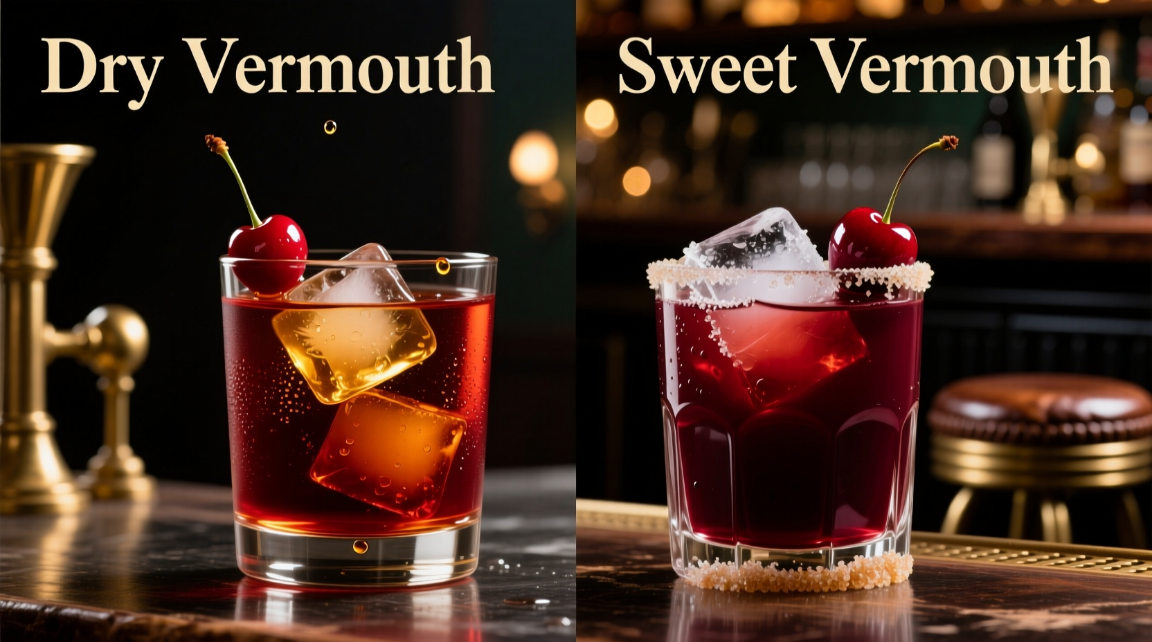 Dry Vermouth Vs Sweet Vermouth In Manhattans—how Much Does Sugar