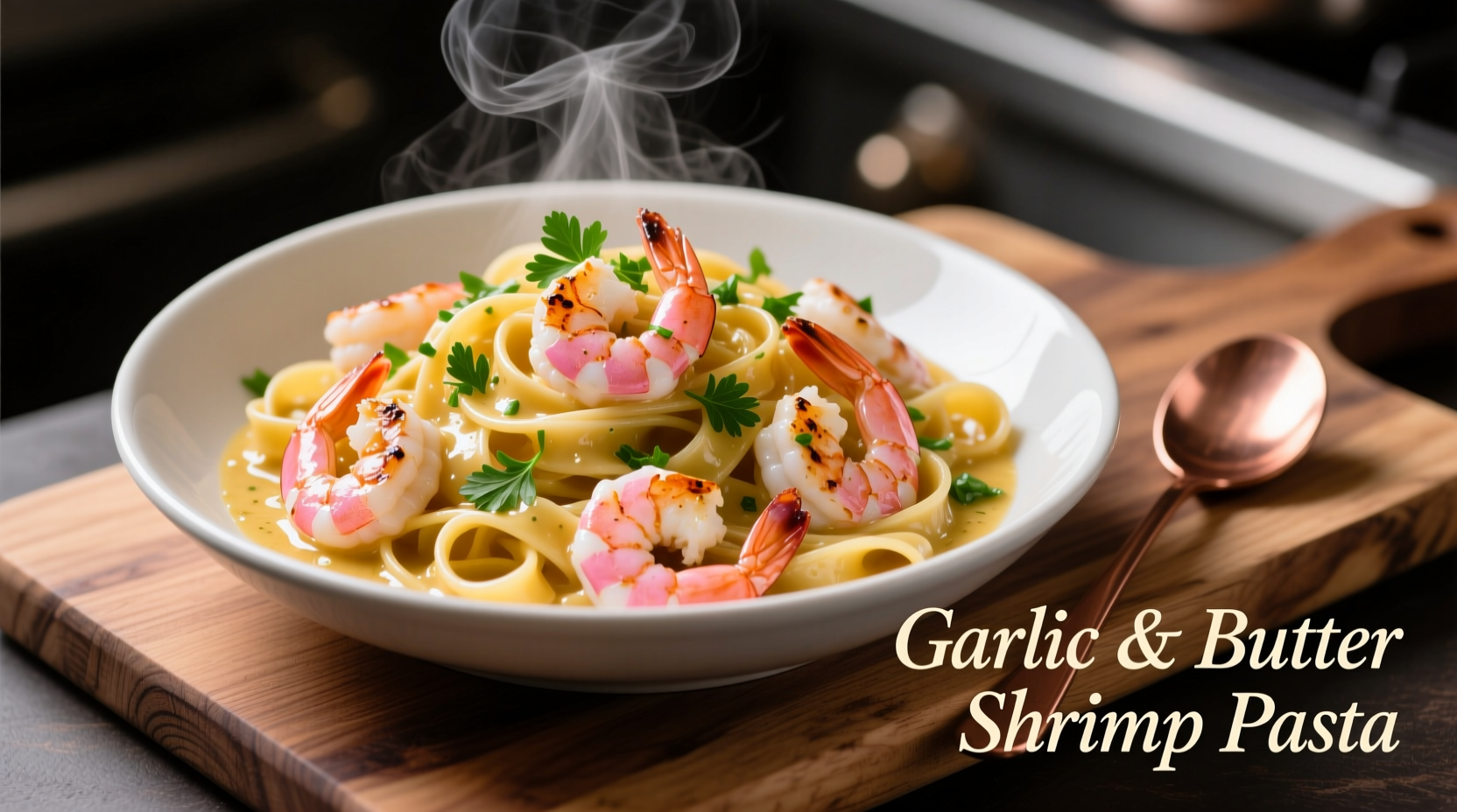Perfect Garlic and Butter Shrimp Pasta Recipe in 20 Minutes
