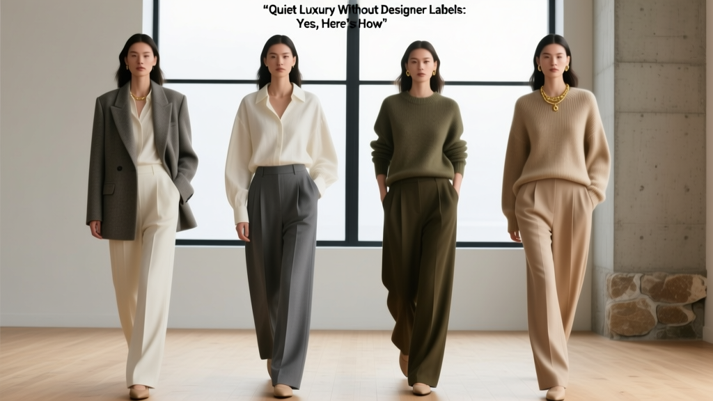 Quiet Luxury Without Designer Labels: Yes, Here’s How