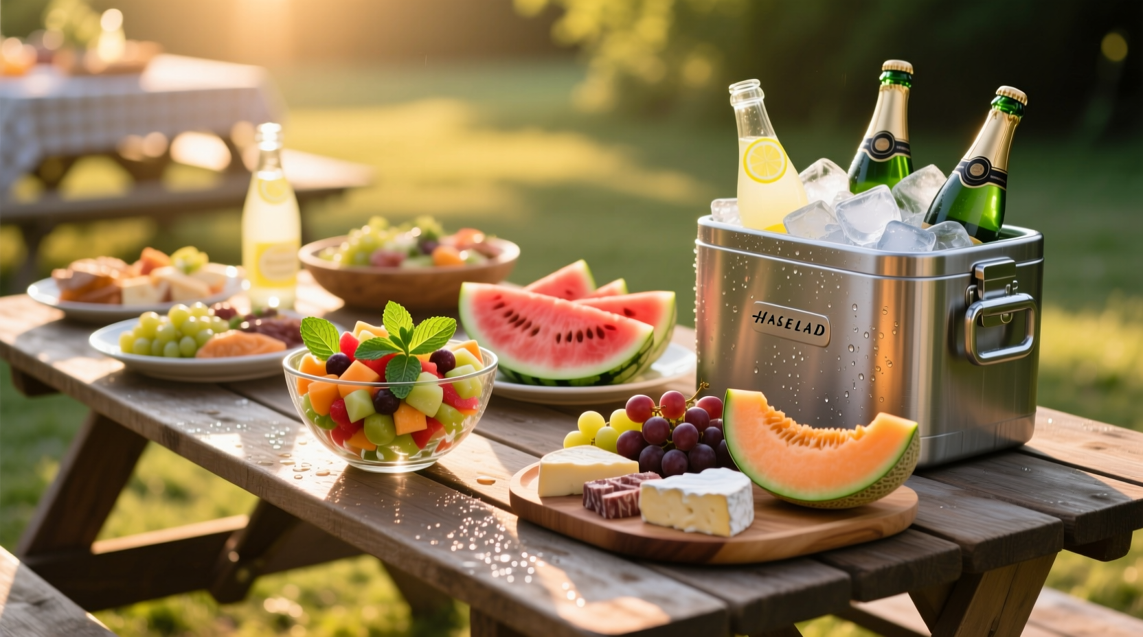 the best way to serve cold food during your cookout