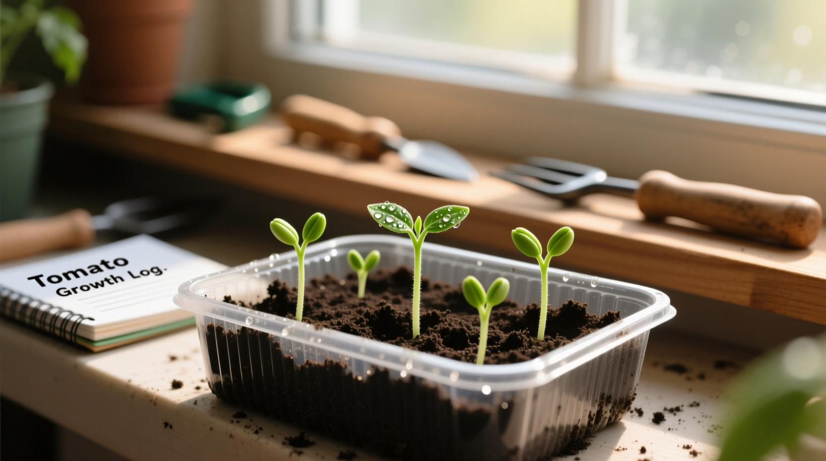 starting tomato seeds inside