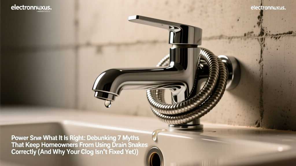Power Snake What It Is Right: Debunking 7 Myths That Keep Homeowners From Using Drain Snakes Correctly (And Why Your Clog Isn’t Fixed Yet)