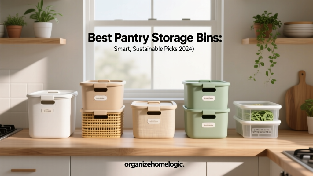 Best Pantry Storage Bins: Smart, Sustainable Picks (2024)