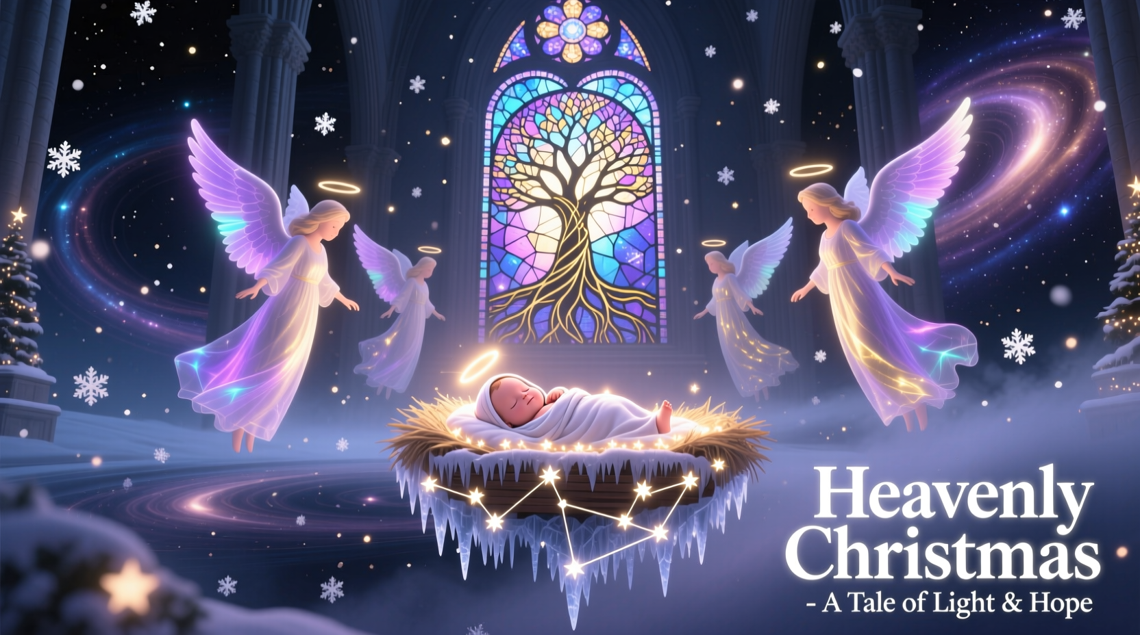 a heavenly christmas cast