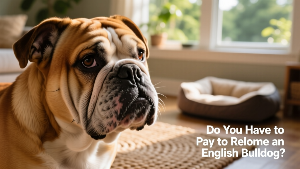 Close-up of an English Bulldog’s expressive face with soft focus background, conveying personality and individuality