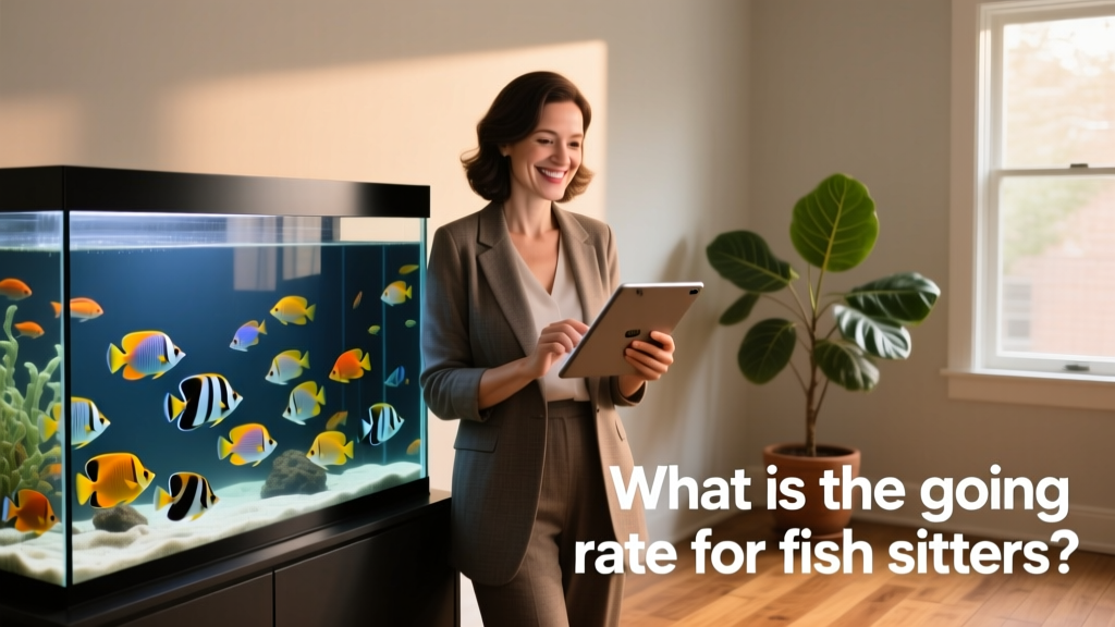 What is the going rate for fish sitters?