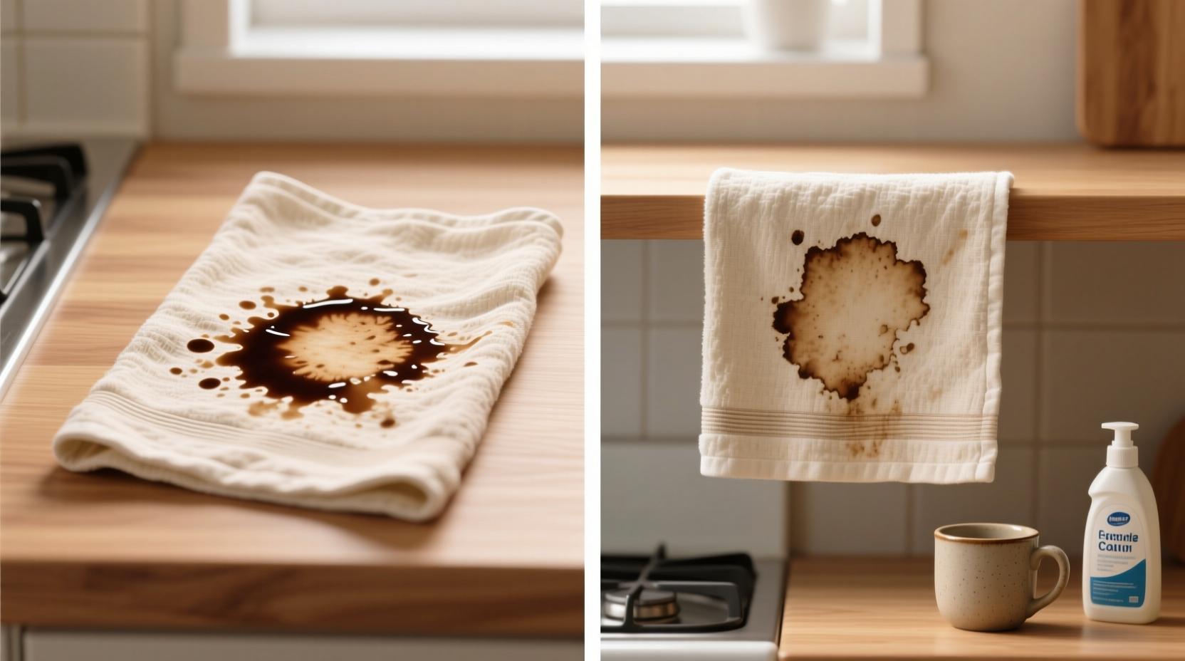 how to remove coffee ring stains from tea towels