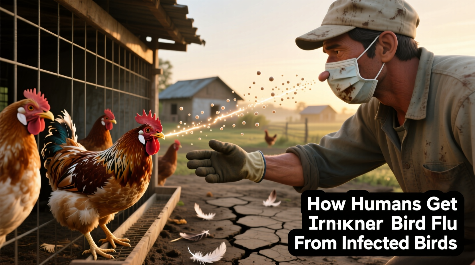 how do humans get bird flu