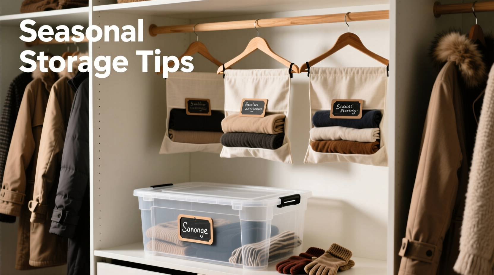 best way to store winter coats off season to prevent damage