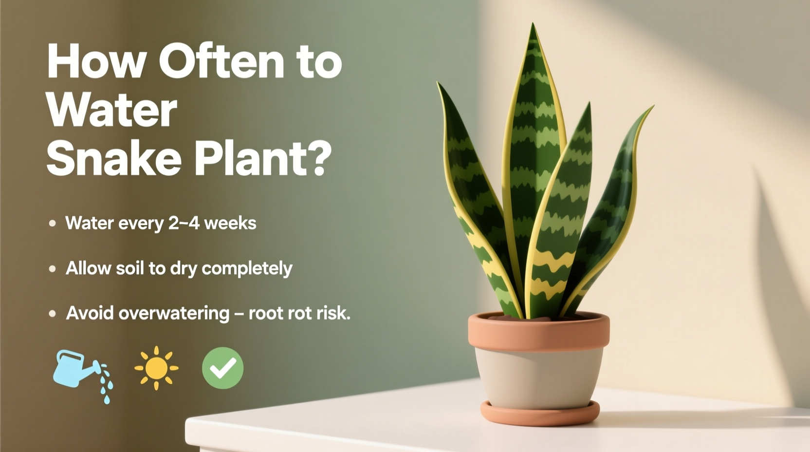 How Often Do You Water Snake Plant