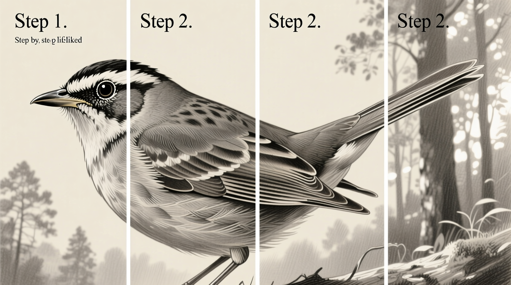 How to Draw a Real Bird: Step-by-Step Guide