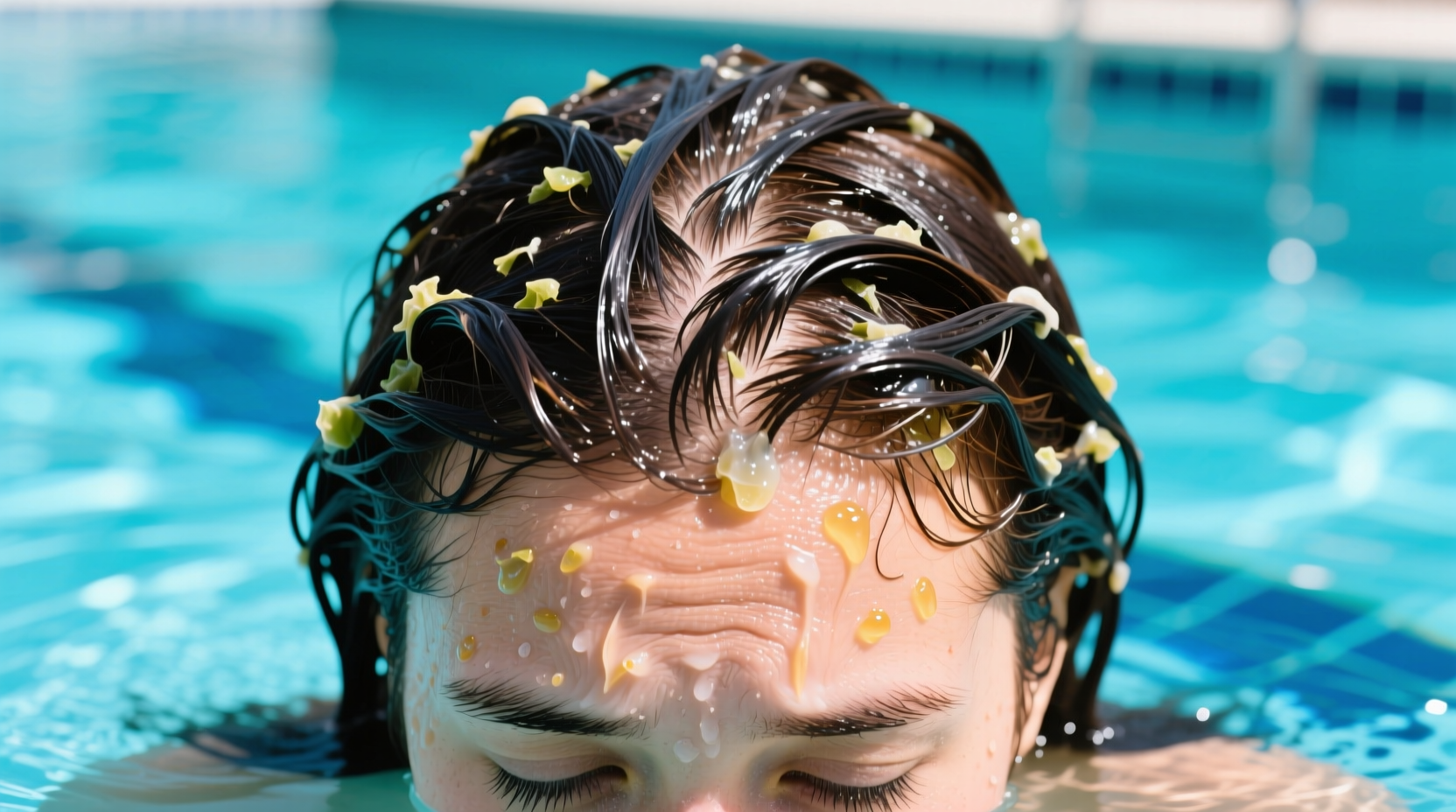 why does my hair smell weird after swimming chlorine solutions