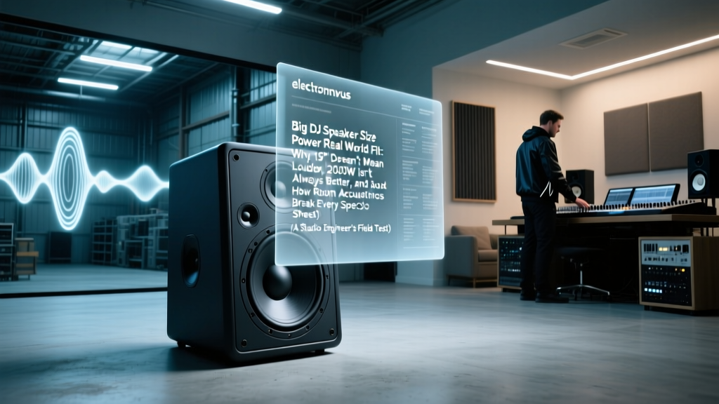 Big DJ Speaker Size Power Real World Fit: Why 15" Doesn’t Mean Louder, 2000W Isn’t Always Better, and How Room Acoustics Break Every Spec Sheet (A Studio Engineer’s Field Test)