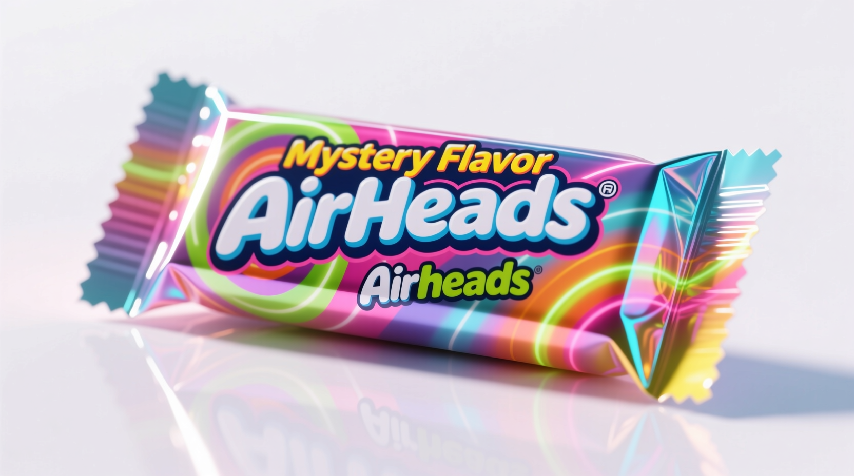 Airheads candy pieces arranged for dessert decoration