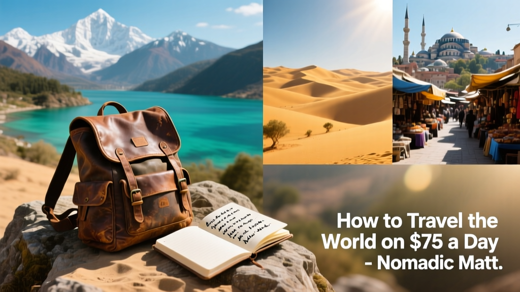 How To Travel The World On $75 A Day According To Nomadic Matt