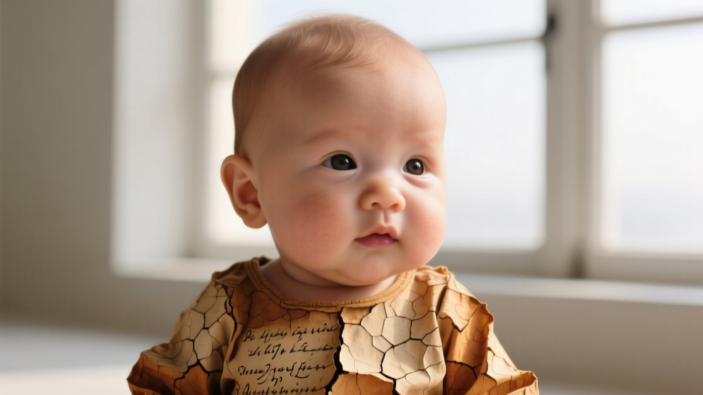 Macro shot of dried baby