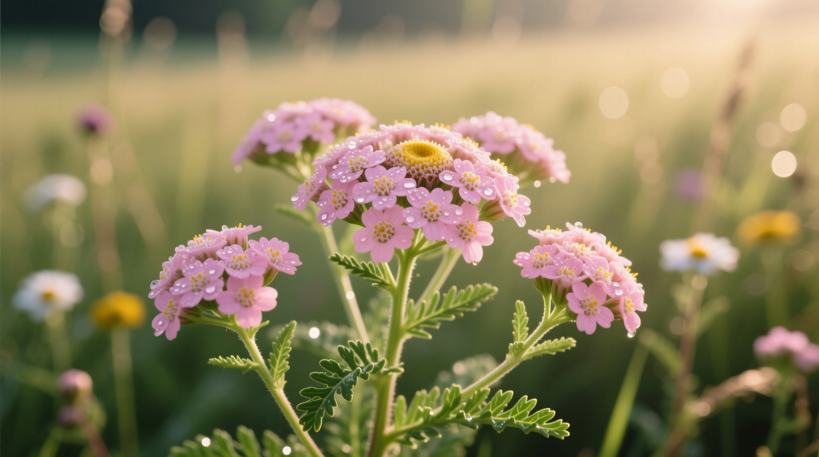achillea pink yarrow