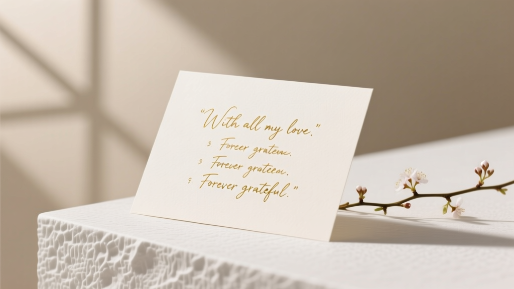 Wedding Card Closings That Feel Genuine (2026)
