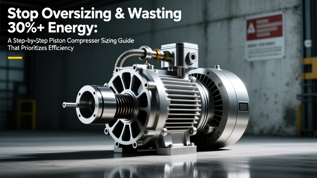 Piston Compressor Sizing Guide: Avoid 30%+ Energy Waste